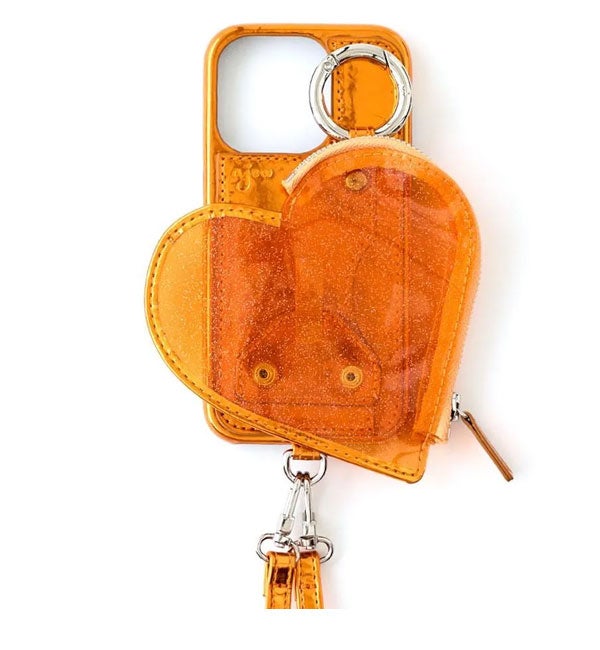 即納】【iPhone対応】 エジュー ajew PVC heart planet pocket case