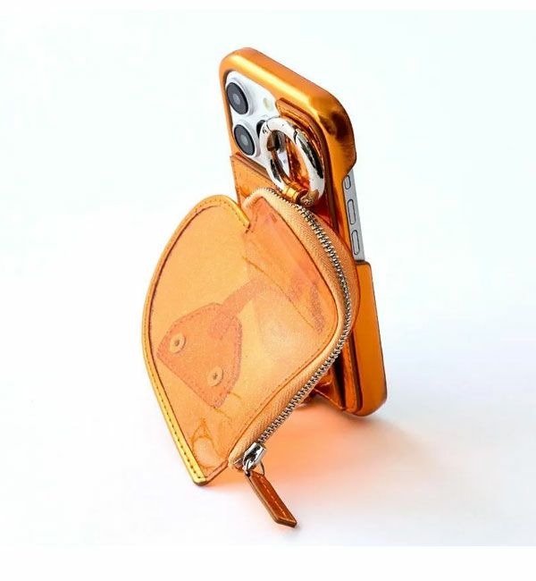 即納】【iPhone対応】 エジュー ajew PVC heart planet pocket case
