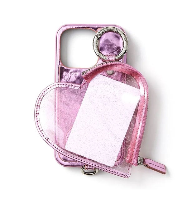 即納】【iPhone対応】 エジュー ajew PVC heart planet pocket case