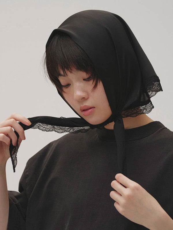 即納】トゥデイフル TODAYFUL 2026Prefall 小物 Satin Lace Scarf