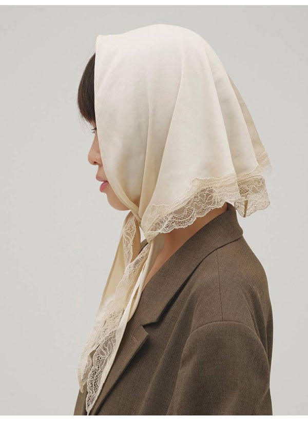 即納】トゥデイフル TODAYFUL 2026Prefall 小物 Satin Lace Scarf