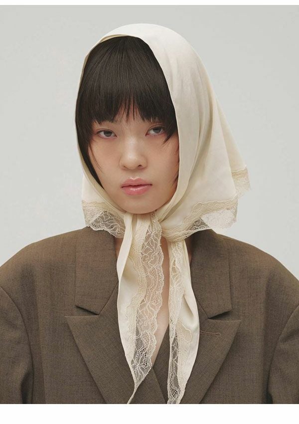 即納】トゥデイフル TODAYFUL 2026Prefall 小物 Satin Lace Scarf