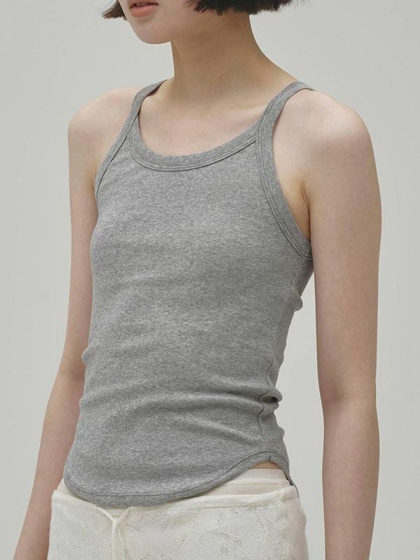 新品未開封TODAYFUL 2枚セット　タンクトップ　秋冬　チョコブラウングレー TODAYFUL TODAYFUL/トゥデイフル Tuck Bare Combinaison☆ 23秋冬