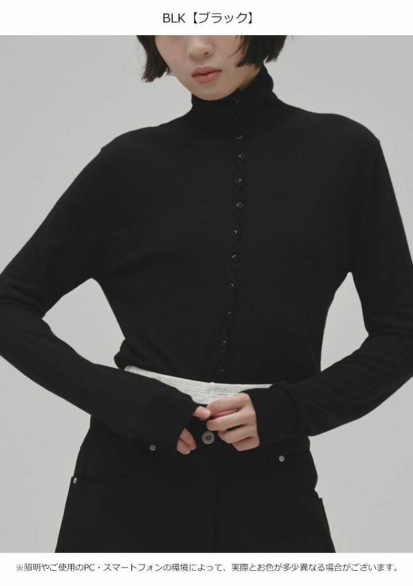 即納】トゥデイフル TODAYFUL 2026Prefall トップス Turtleneck Button