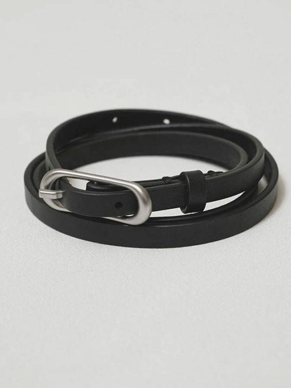 即納】TODAYFUL トゥデイフル Backle Leather Belt バックルレザー