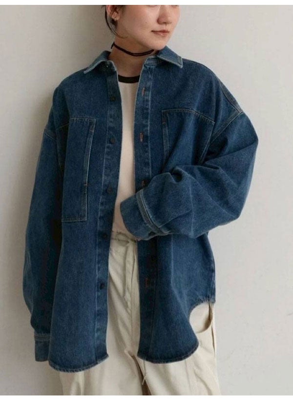 anuke anuke（アンヌーク） ANEI長袖シャツ 2026springsummer Over Denim アウター トップス