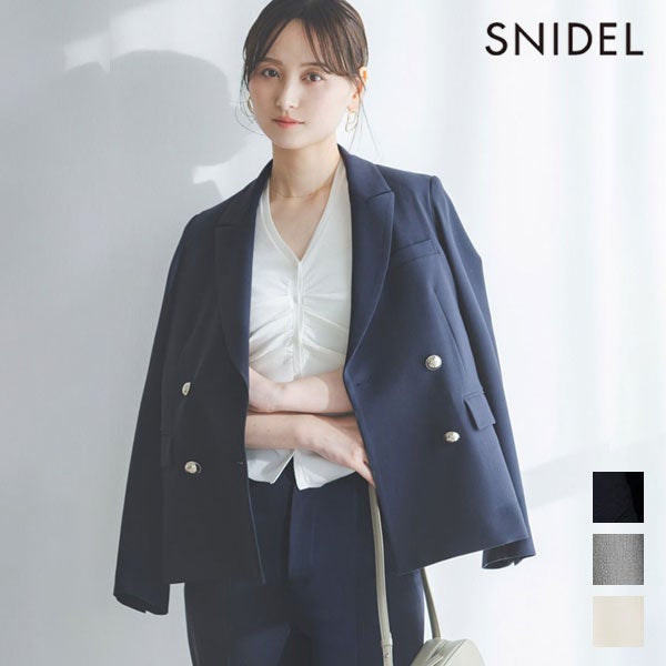 スナイデル SNIDEL アウター 25秋冬 Sustainableダブルブレスト