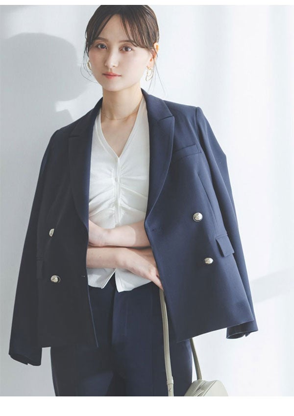 スナイデル SNIDEL アウター 25秋冬 Sustainableダブルブレスト