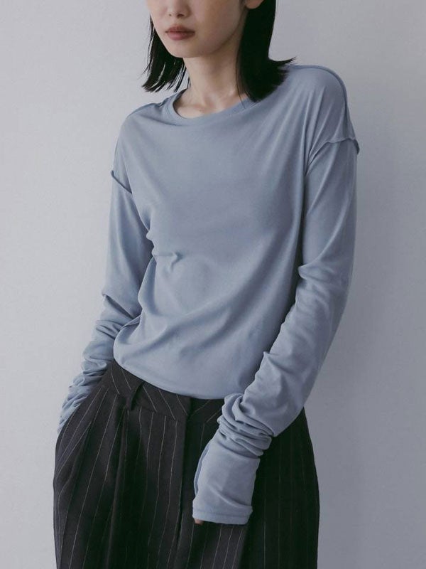 アンヌーク anuke 2026springsummer トップス Sheer Long T-Shirts 3月