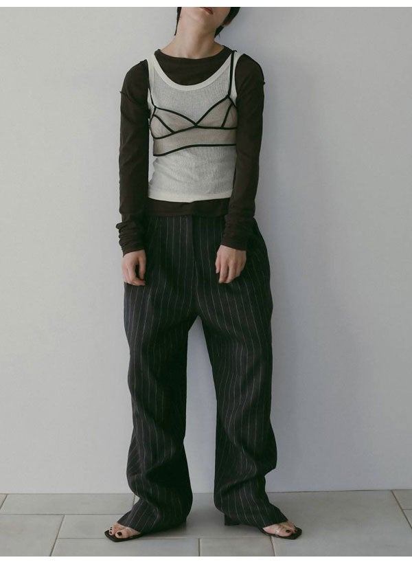 即納】 アンヌーク anuke 2026springsummer トップス Sheer Long T