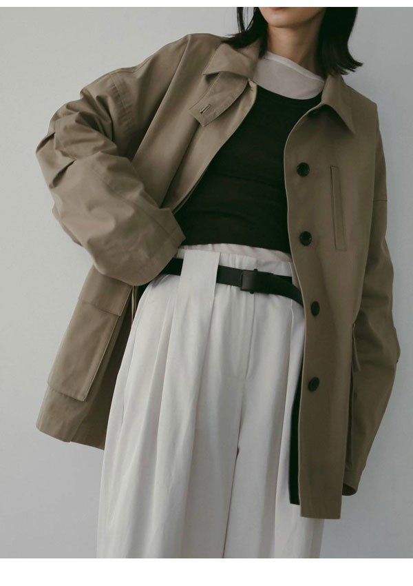 トップス SatinTailoredShirts anuke 即納】 アンヌーク anuke 2026springsummer トップス Sheer Long T