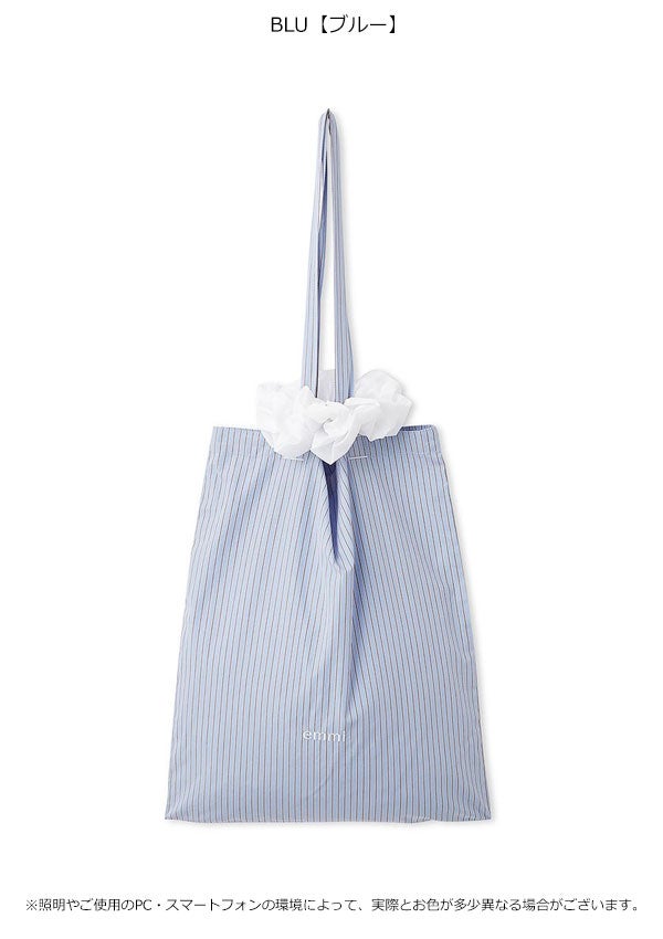 シュシュ付きemmiロゴトートバッグ | DOUBLE HEART(ダブルハート