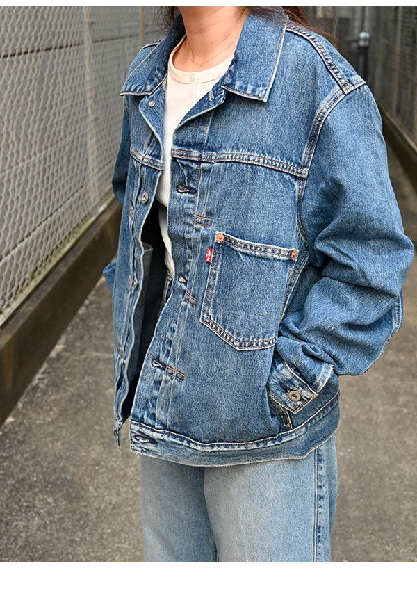 LEVI'S デニムジャケット サイズ44 即納】 Levi's リーバイス アウター TYPE I TRUCKER タイプワン