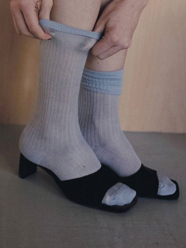 即納】アンヌーク anuke 2026Prefall シューズ Squaretoe Velour Mule