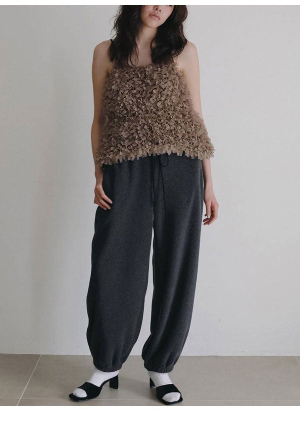 即納】アンヌーク anuke 2026Prefall シューズ Squaretoe Velour Mule