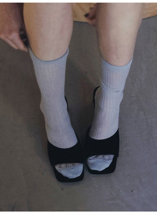 即納】アンヌーク anuke 2026Prefall シューズ Squaretoe Velour Mule