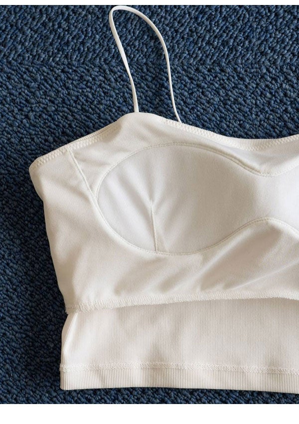 即納】アンヌーク anuke 2026Prefall トップス Padin Half Camisole パ