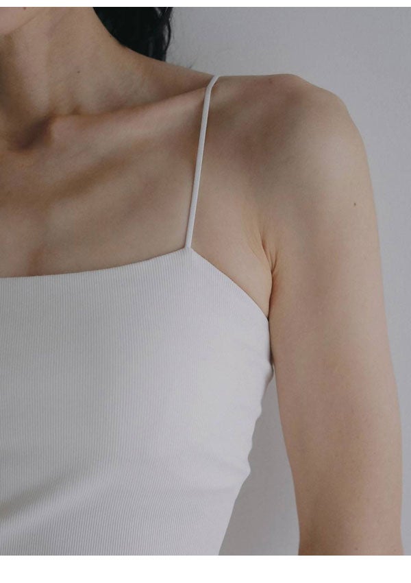 即納】アンヌーク anuke 2026Prefall トップス Padin Half Camisole パ