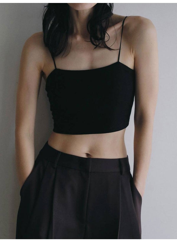 即納】アンヌーク anuke 2026Prefall トップス Padin Half Camisole パ