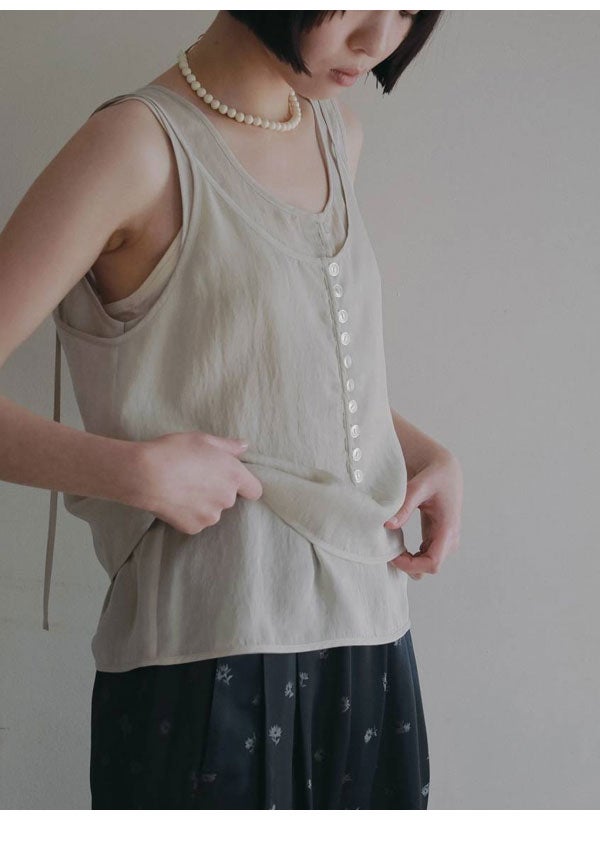 即納】 アンヌーク anuke 2026Prefall トップス Camisole Layered