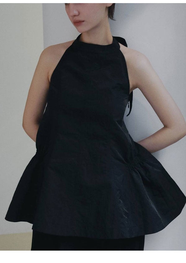 即納】 アンヌーク anuke 2026Prefall トップス Ribbon Peplum Tops
