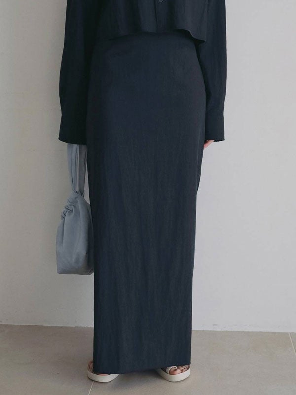 即納】 アンヌーク anuke 2026Prefall ボトムス Sheer Pencil Skirt