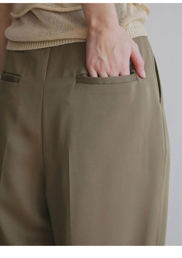 即納】 アンヌーク anuke 2026Prefall ボトムス Twill Satin Pants