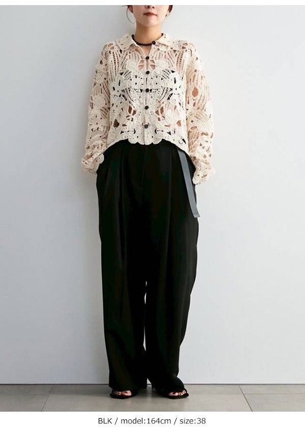 即納】 アンヌーク anuke 2026Prefall ボトムス Twill Satin Pants