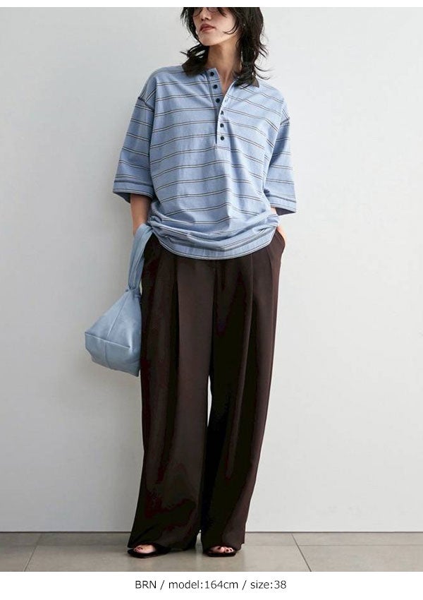 即納】 アンヌーク anuke 2026Prefall ボトムス Twill Satin Pants