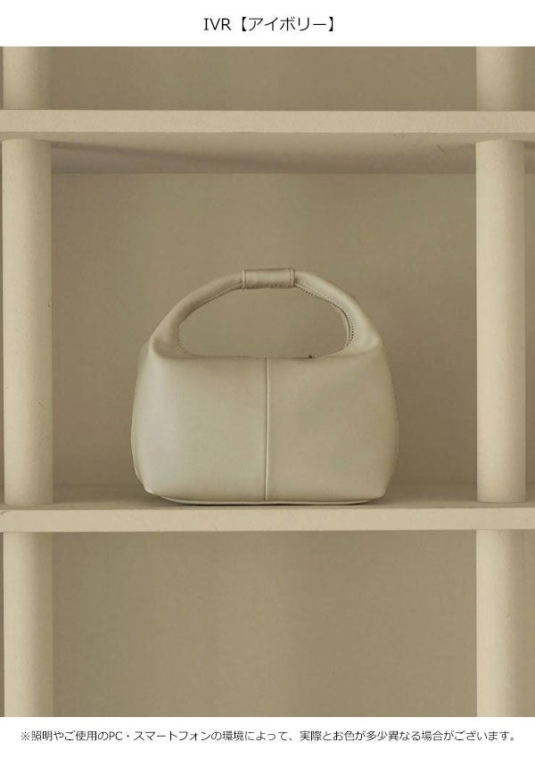 即納】 アンヌーク anuke 2026Prefall バッグ Onehandle Leather Bag