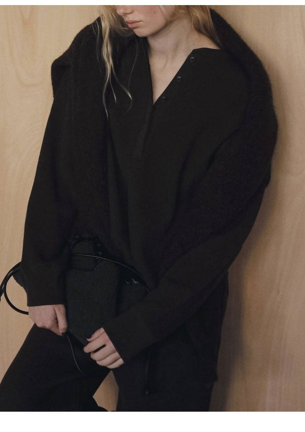 アンヌーク anuke 2026Prefall トップス Waffle Loose Henleytops 8月