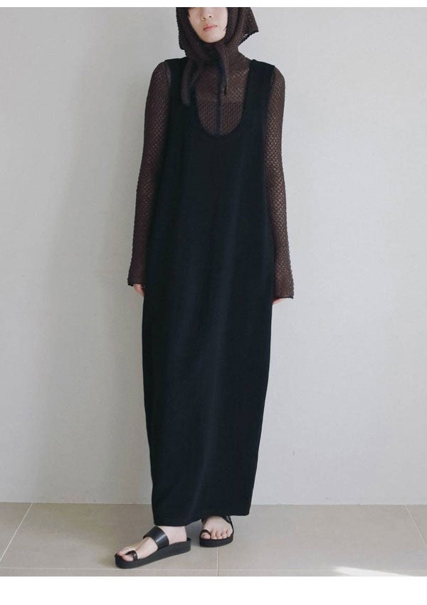 anuke ワンピース 即納】アンヌーク anuke 2026Prefall ドレス Uneck Loose Onepiece U