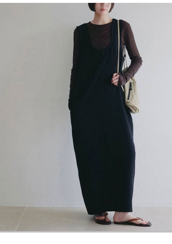 即納】アンヌーク anuke 2026Prefall ドレス Uneck Loose Onepiece U