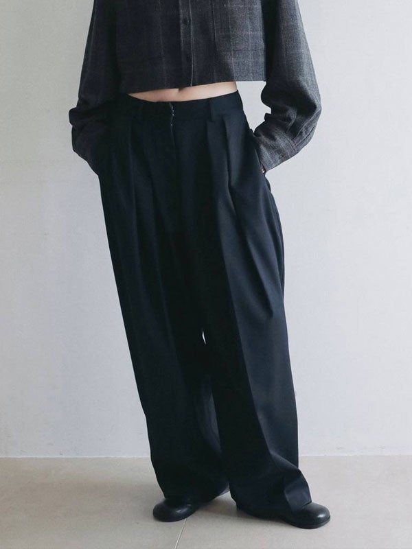 アンヌーク anuke 2026Prefall ボトムス Hightwist Cocoon Pants 8月