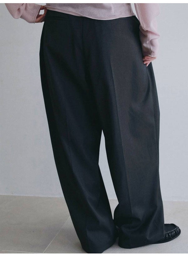アンヌーク anuke 2026Prefall ボトムス Hightwist Cocoon Pants 8月