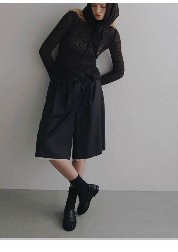 アベンヌ アンヌーク anuke 2026Prefall ボトムス Hightwist Half Pants 8月下旬