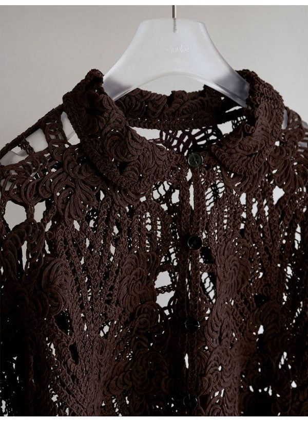 即納】アンヌーク anuke 2026Prefall トップス Embroidery Over Shirts