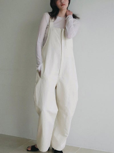 アンヌーク anuke 2026Prefall オールインワン Cotton Wide Salopette 