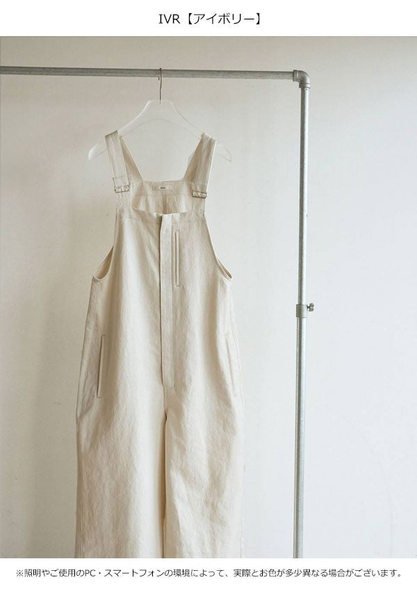 アンヌーク anuke 2026Prefall オールインワン Cotton Wide Salopette