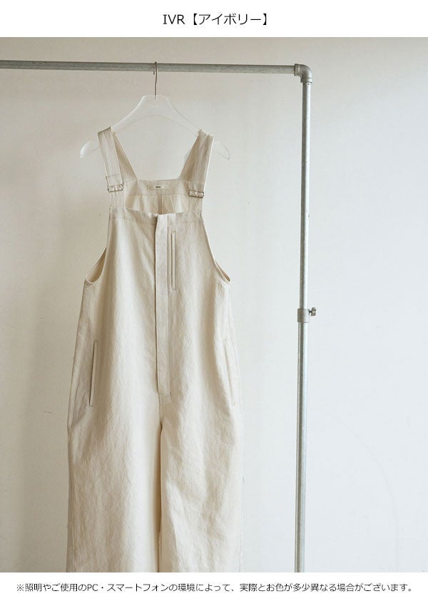 アンヌーク anuke 2026Prefall オールインワン Cotton Wide Salopette 
