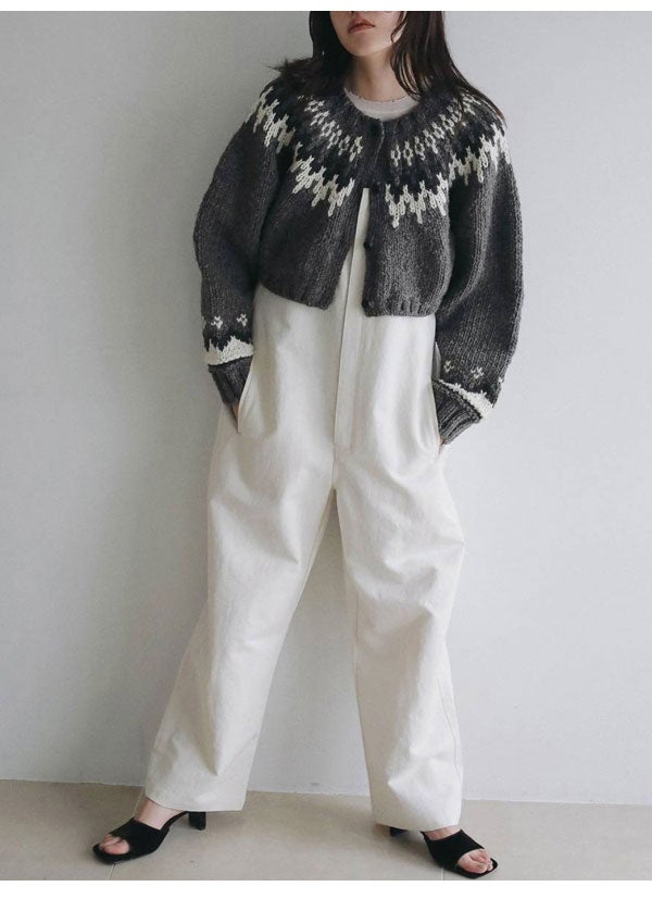 アンヌーク anuke 2026Prefall オールインワン Cotton Wide Salopette