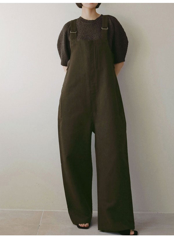アンヌーク anuke 2026Prefall オールインワン Cotton Wide Salopette