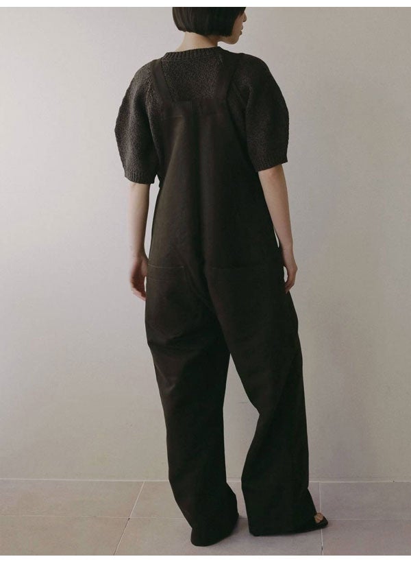 アンヌーク anuke 2026Prefall オールインワン Cotton Wide Salopette