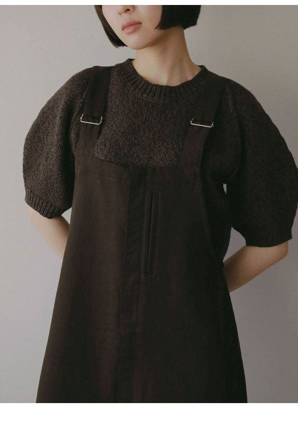 アンヌーク anuke 2026Prefall オールインワン Cotton Wide Salopette