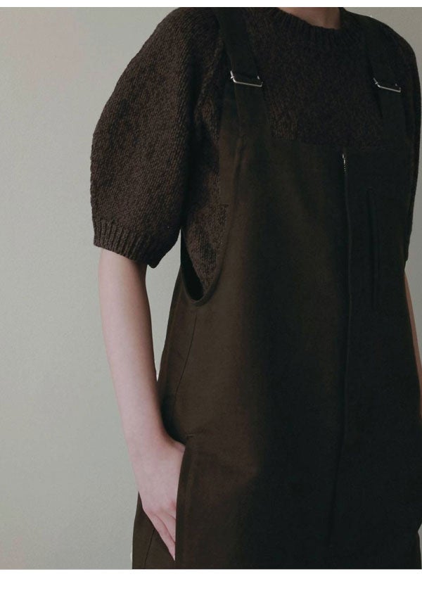 アンヌーク anuke 2026Prefall オールインワン Cotton Wide Salopette