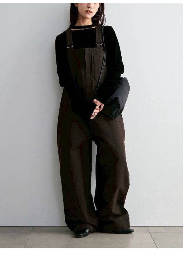アンヌーク anuke 2026Prefall オールインワン Cotton Wide Salopette