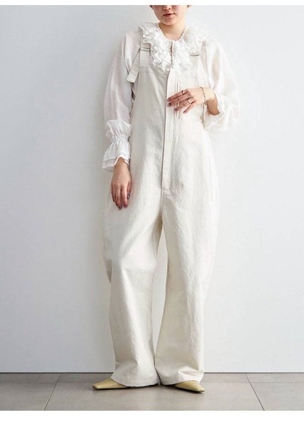 アンヌーク anuke 2026Prefall オールインワン Cotton Wide Salopette