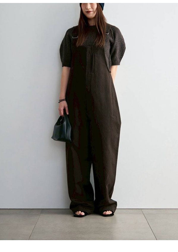 アンヌーク anuke 2026Prefall オールインワン Cotton Wide Salopette