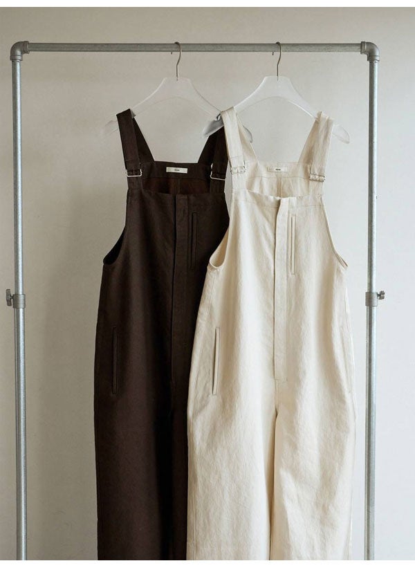 アンヌーク anuke 2026Prefall オールインワン Cotton Wide Salopette