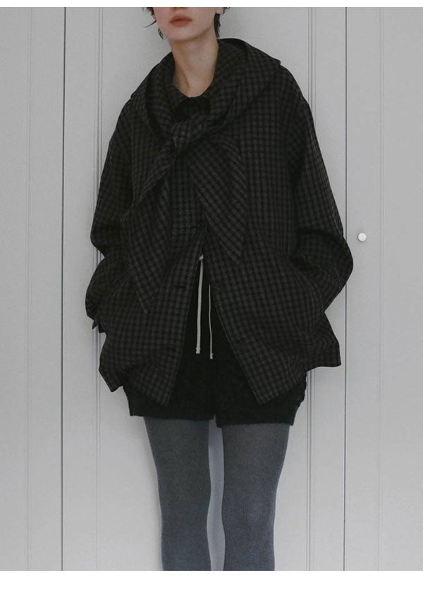即納】 アンヌーク anuke 2026Prefall アウター Check Coverall Jacket